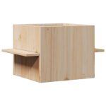 Kattenhuis 51x35x30 cm massief grenenhout – Image 5
