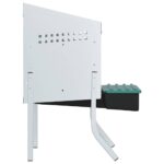 Kippennestkast 1 compartiment met poten gegalvaniseerd staal – Image 6