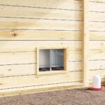 Kippennestkast 2 compartimenten wandmontage gegalvaniseerd staal – Image 3
