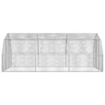 Kippenren 2,5x6x2,25 m gegalvaniseerd staal - Afbeelding 4