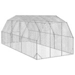 Kippenren 2,5x6x2,25 m gegalvaniseerd staal - Afbeelding 5