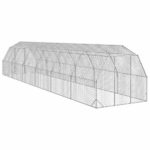 Kippenren 2,5x12x2,25 m gegalvaniseerd staal - Afbeelding 5