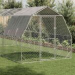 Kippenren met dak 2,5x6x2,25 m gegalvaniseerd staal – Image 2