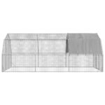 Kippenren met dak 2,5x6x2,25 m gegalvaniseerd staal – Image 4