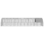 Kippenren met dak 2,5x12x2,25 m gegalvaniseerd staal - Image 4