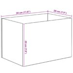 Aquarium met opslag Doorzichtig 30 x 20 x 20 cm Glas - Afbeelding 10
