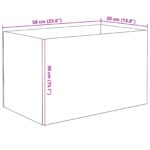 Aquarium met opslag Doorzichtig 50 x 30 x 30 cm Glas - Afbeelding 10