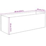 Aquarium met opslag Doorzichtig 60 x 20 x 20 cm Glas - Afbeelding 10