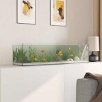 Aquarium met opslag Doorzichtig 80 x 20 x 20 cm Glas - Afbeelding 4