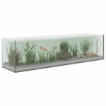 Aquarium met opslag Doorzichtig 80 x 20 x 20 cm Glas - Afbeelding 3