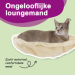 Kattenkrabpaal met sisal krabpalen 70 cm crèmekleurig - Afbeelding 7